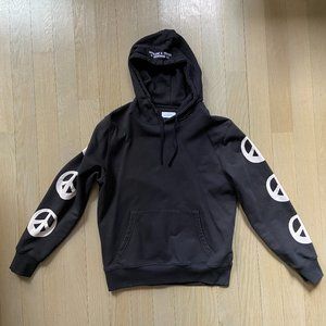 Saturdays NYC "Peace" Black Hoodie